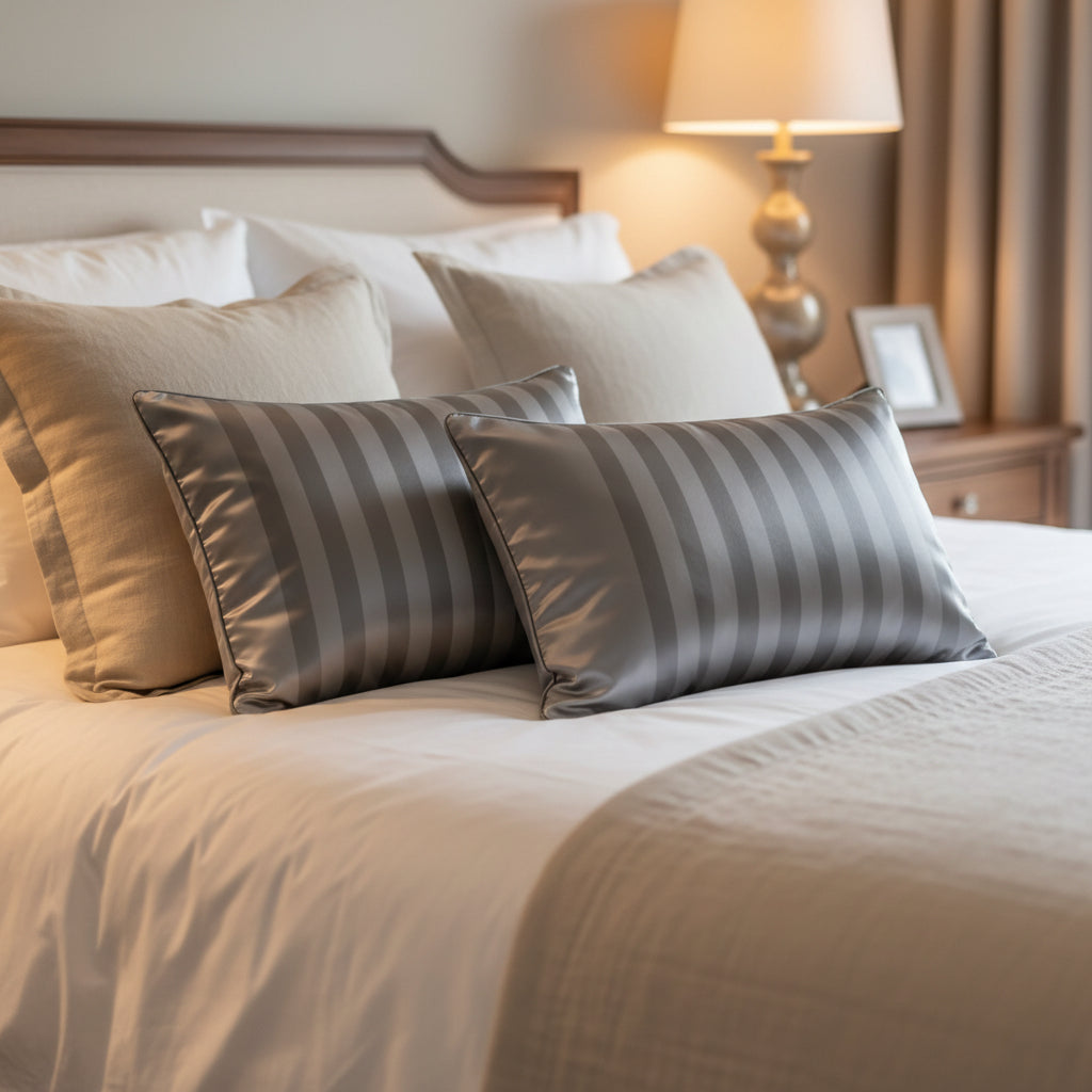 Lot de 2 Taies d’Oreiller en Satin – Style & Confort Absolu