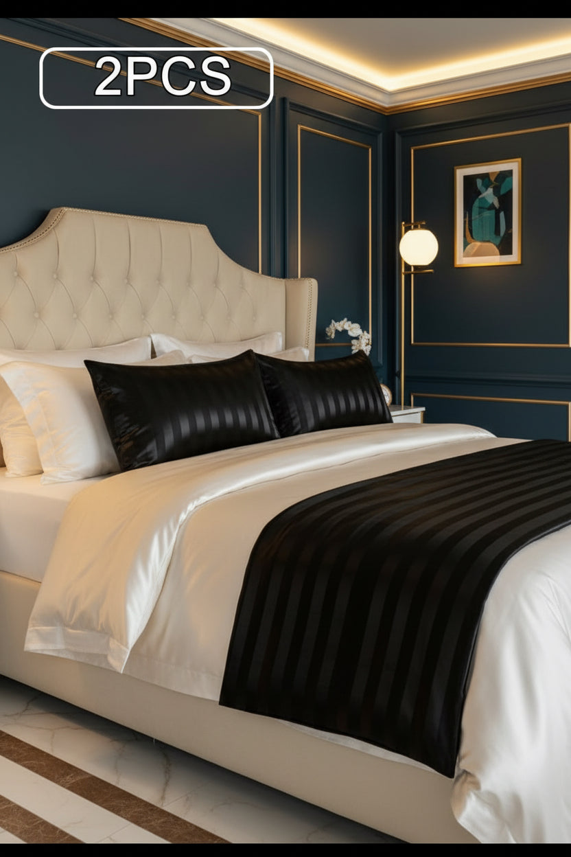 Lot de 2 Taies d’Oreiller en Satin – Style & Confort Absolu